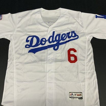 STEVE GARVEY DODGERS SIGNED JERSEY "1974 NL MVP, 81 WS CHAMPS " PSA 1C13920