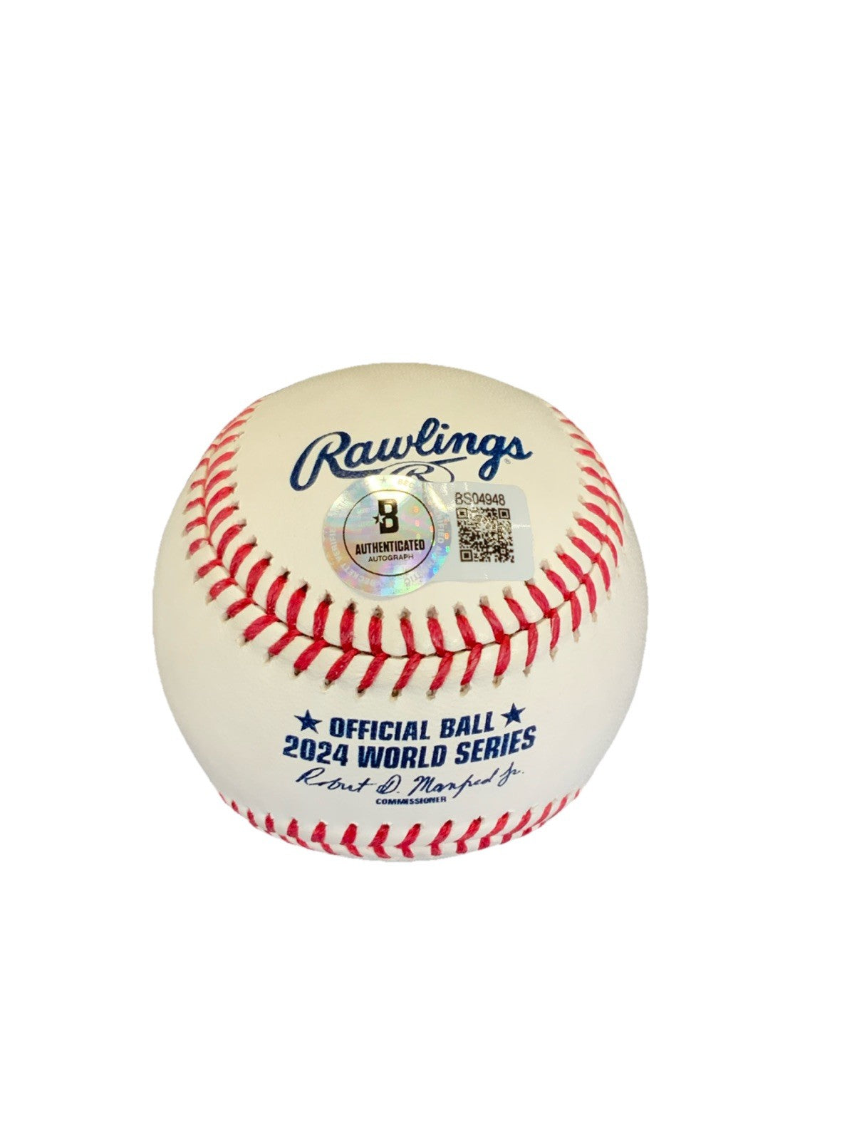 KIKE HERNANDEZ  DODGERS SIGNED 2024 WORLD SERIES BASEBALL  BECKETT