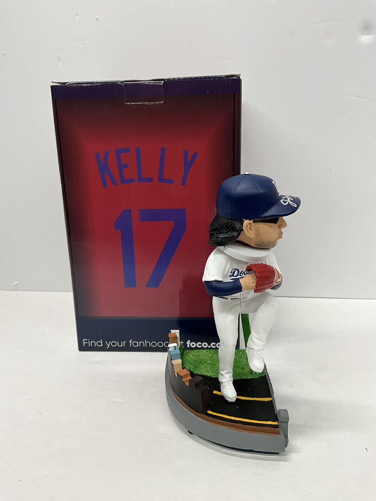 JOE KELLY SIGNED WELCOME BACK TO LA BOBBLEHEAD "NICE SWING BITCH"  PSA 3C13429