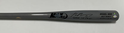 MAX MUNCY DODGERS SIGNED MAXBAT GAME MODEL BAT "2020 WS CHAMPS" INSC PSA 1C01765