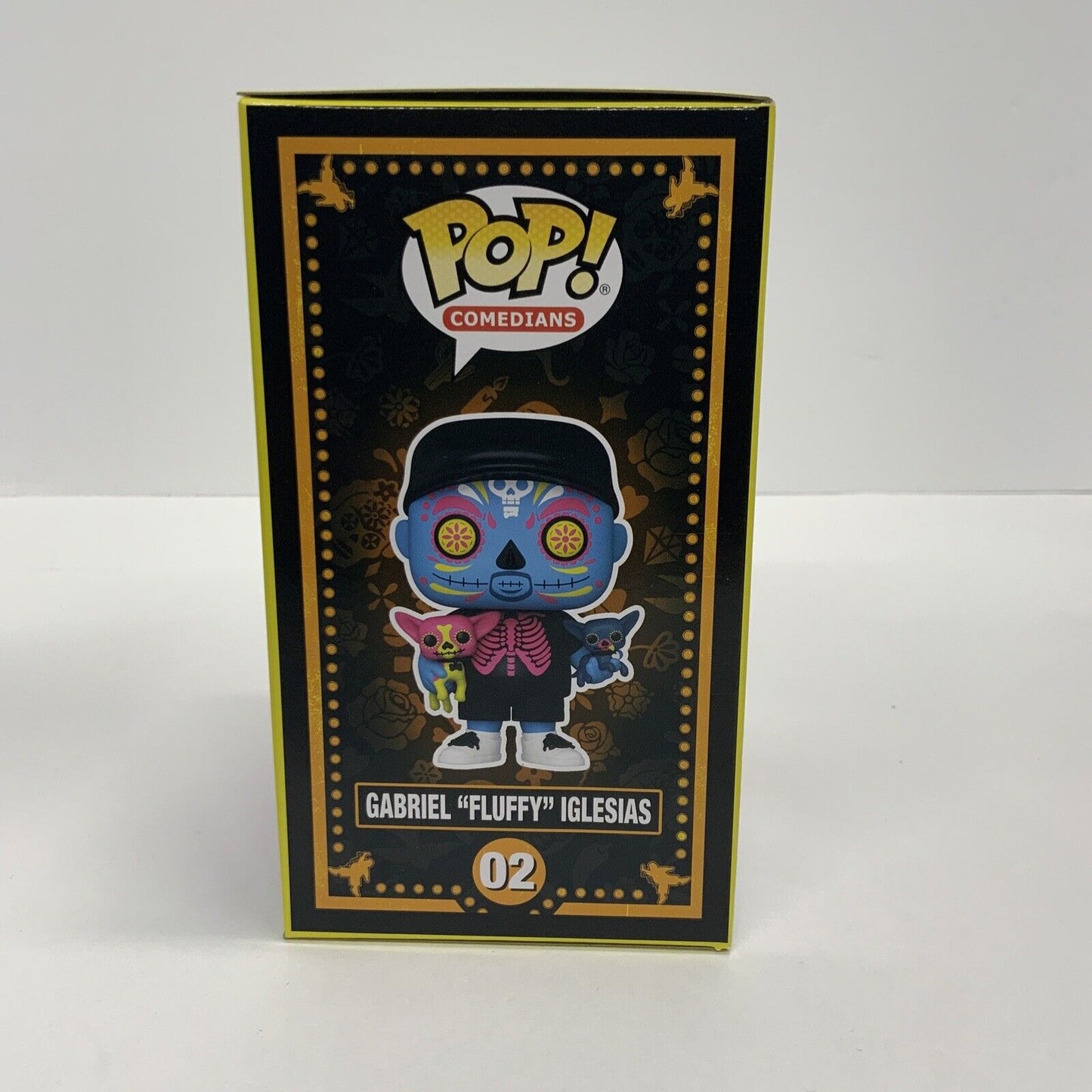 GABRIEL FLUFFY IGLESIAS SIGNED "DIA DE LOS FLUFFY'S" FUNKO POP 02 PSA AM57399