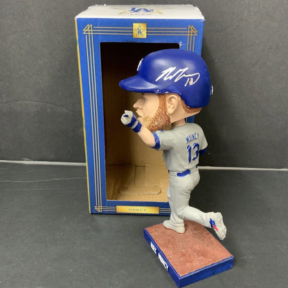 MAX MUNCY DODGERS WORLD SERIES CHAMPION SIGNED 2020 SGA BOBBLEHEAD PSA 9A99252