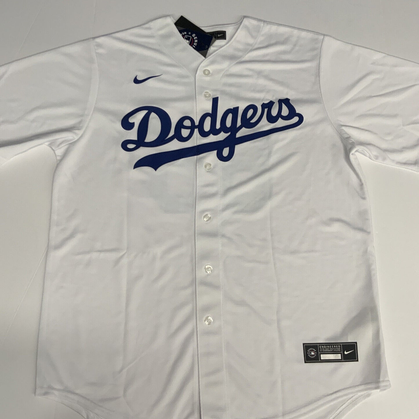 DUSTIN MAY DODGERS 2020 WORLD SERIES CHAMPION SIGNED NIKE JERSEY MLB VS646168