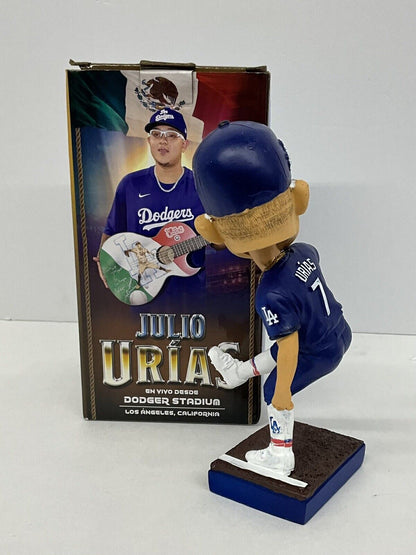 JULIO URIAS SIGNED DODGERS CITY CONNECT 2022 SGA BOBBLEHEAD BECKETT WX95680