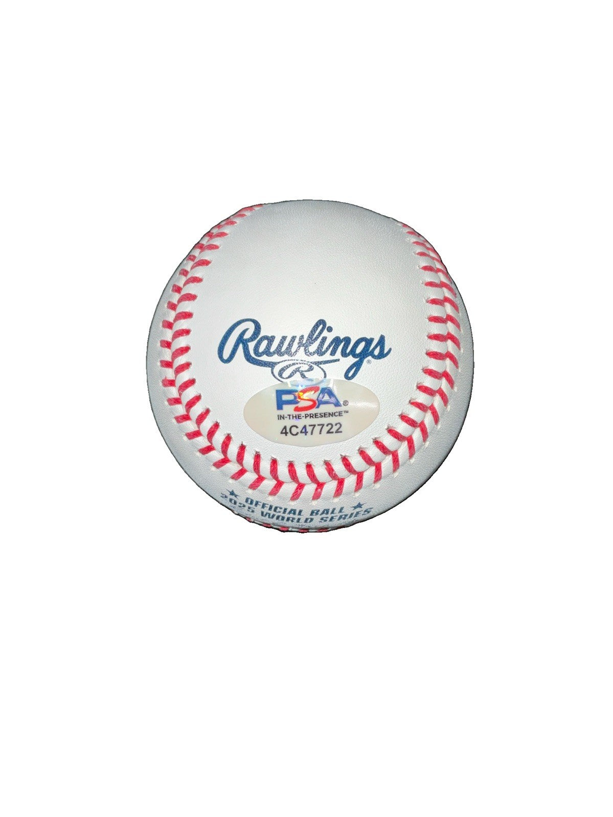 JUSTIN WROBLESKI DODGERS WS CHAMPION SIGNED 2025 WORLD SERIES BASEBALL PSA