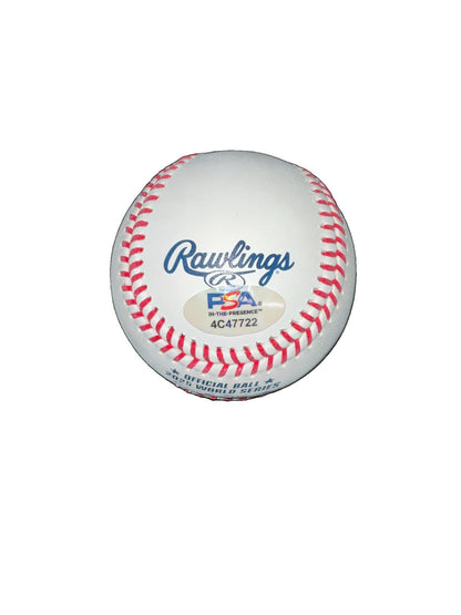 JUSTIN WROBLESKI DODGERS WS CHAMPION SIGNED 2025 WORLD SERIES BASEBALL PSA