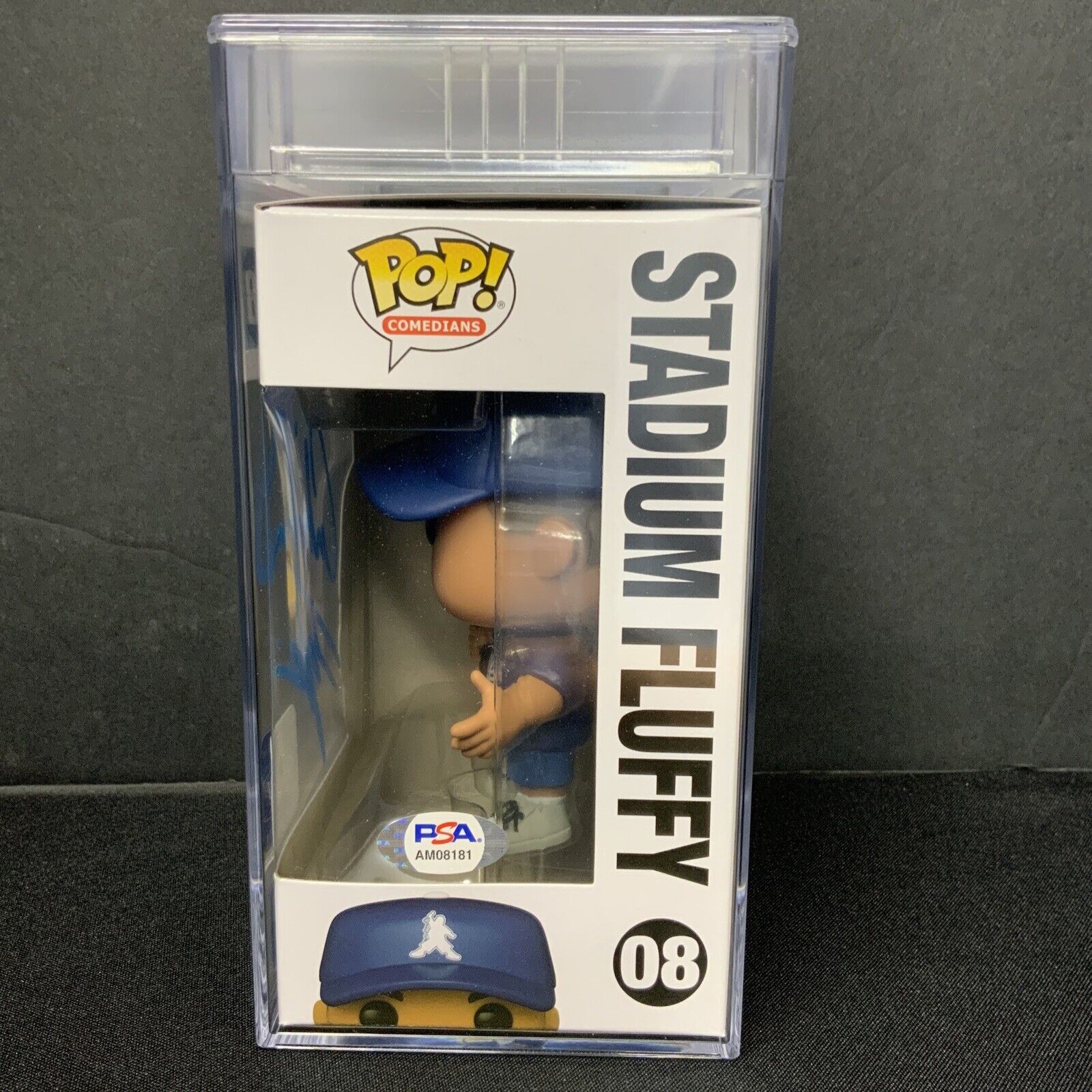 GABRIEL IGLESIAS SIGNED "STADIUM FLUFFY" FUNKO POP 08 PSA GEM MT 10 AUTO AM08181