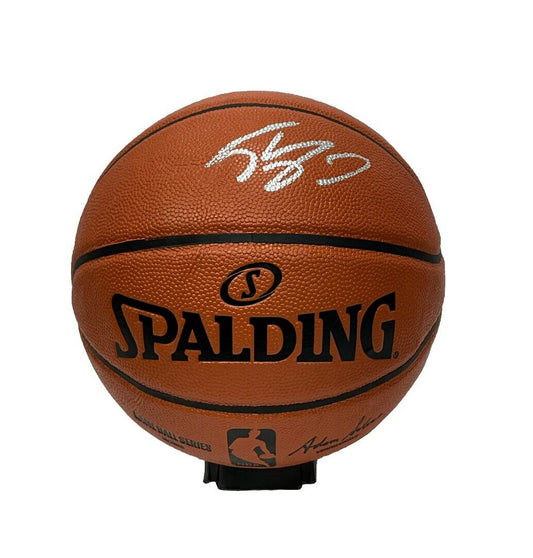 SHAQUILLE O'NEAL LOS ANGELES LAKERS SIGNED SPALDING BASKETBALL BAS 1W489429