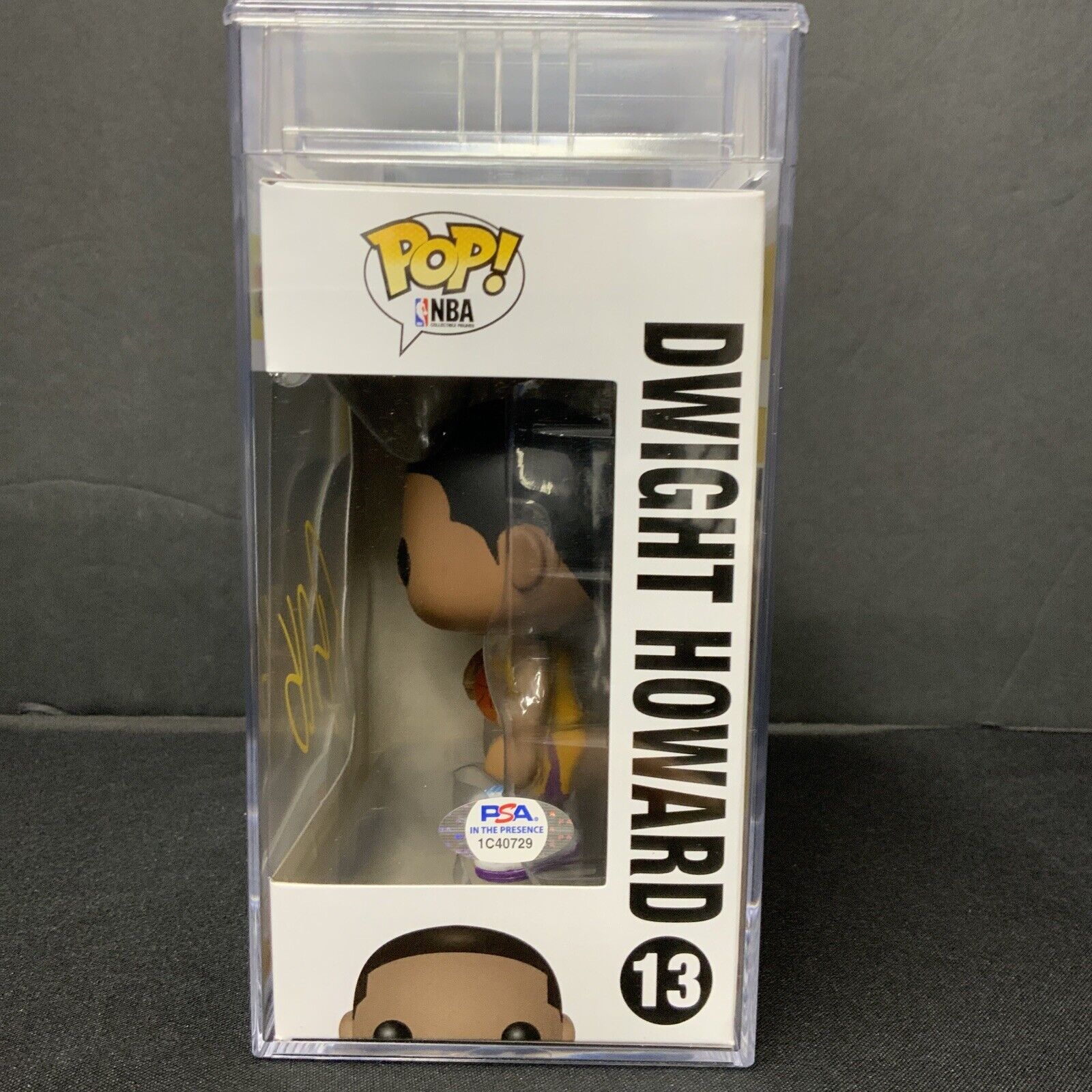 DWIGHT HOWARD SIGNED LAKERS #13 FUNKO POP PSA SLABBED GEM MINT 10