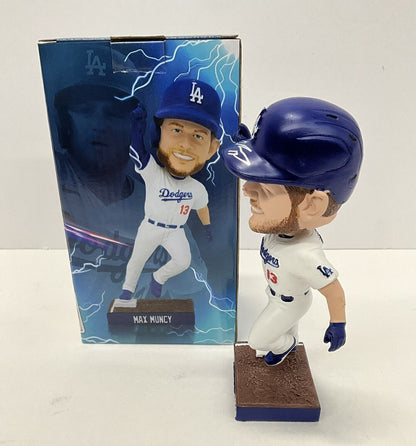 MAX MUNCY 2020 WS CHAMP SIGNED DODGERS 2023 SGA BOBBLEHEAD PSA 2C82043