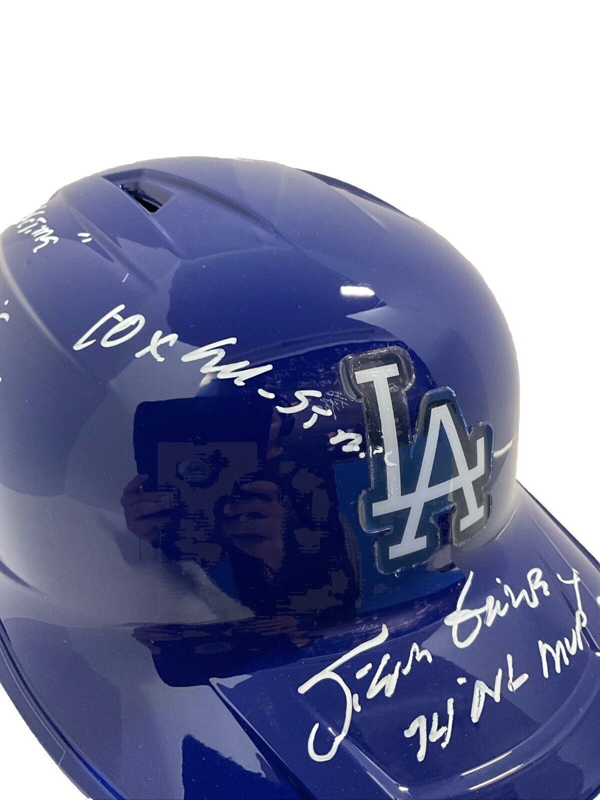 STEVE GARVEY SIGNED DODGERS FULL SIZE REPLICA HELMET 8 INSCRIPTIONS PSA 2C60871