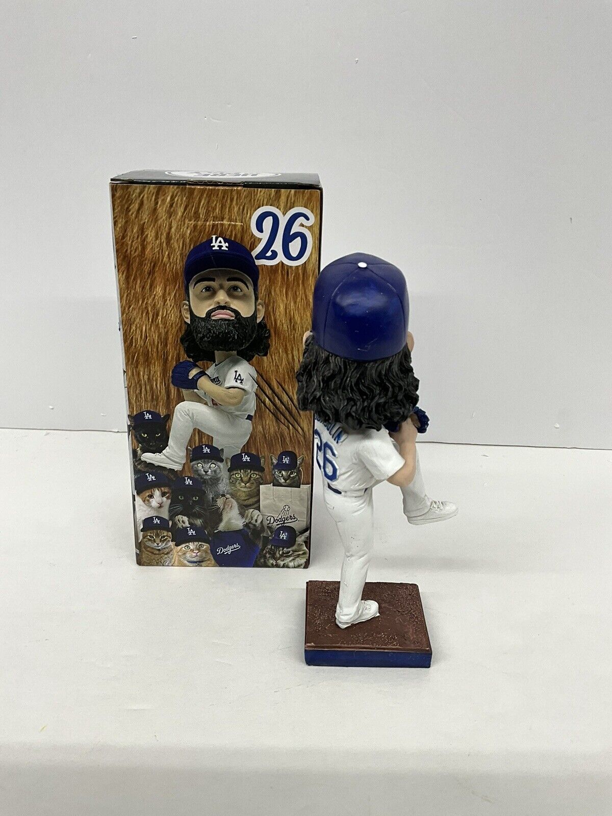 TONY GONSOLIN SIGNED DODGERS SGA BOBBLEHEAD "2020 WS CHAMPS" INSCRIP PSA 2C60240