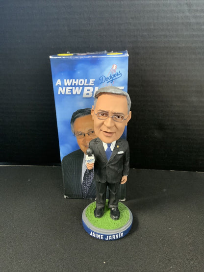 JAIME JARRIN DODGERS HOF ANNOUNCER SIGNED SGA BOBBLEHEAD "HOF 98" PSA AI84687