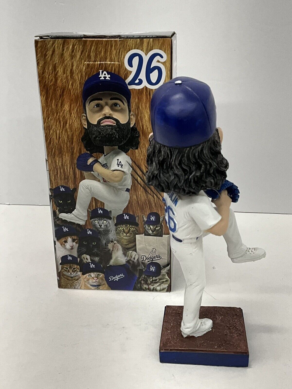 TONY GONSOLIN SIGNED DODGERS SGA BOBBLEHEAD "2020 WS CHAMPS" INSCRIP PSA 2C60241