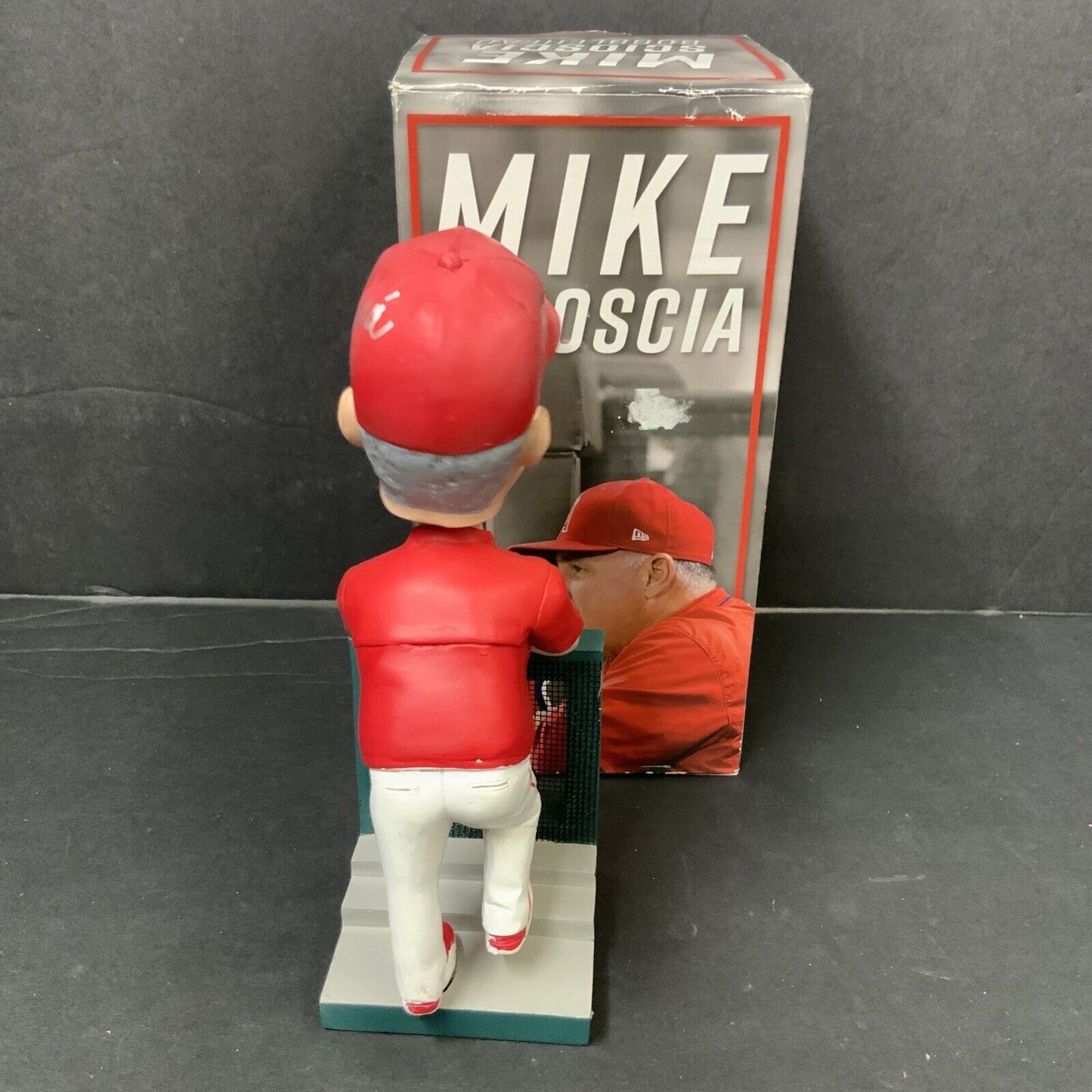 MIKE SCIOSCIA ANGELS 02 WS CHAMPION SIGNED 2018 SGA BOBBLEHEAD BECKETT WS31180