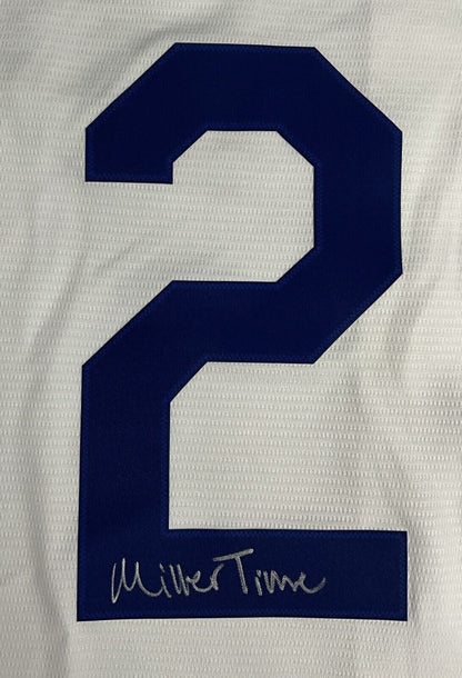 BOBBY MILLER SIGNED DODGERS NIKE JERSEY "MILLER TIME" INSCRIP BECKETT 1W826510