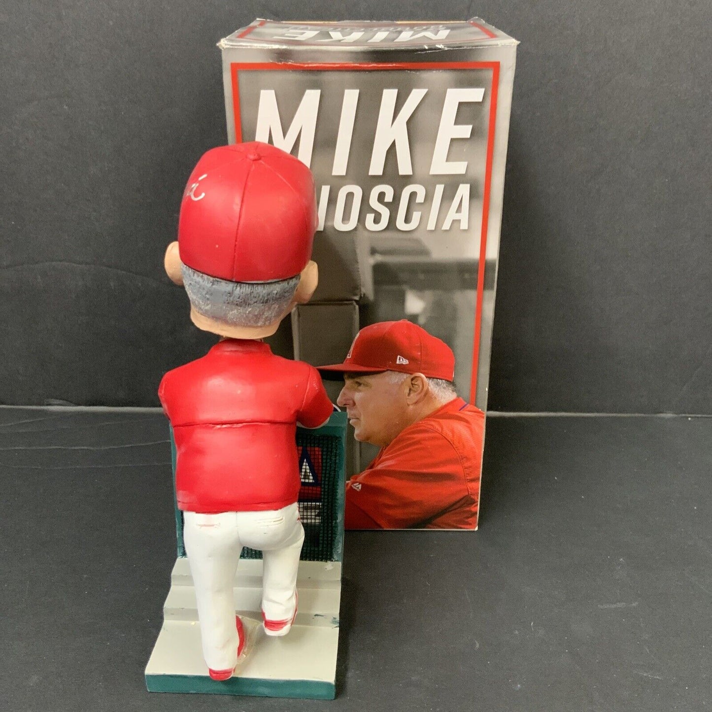 MIKE SCIOSCIA ANGELS 02 WS CHAMPION SIGNED 2018 SGA BOBBLEHEAD BECKETT WS31181