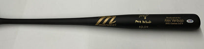 ALEX VERDUGO YANKEES SIGNED MARUCCI MODEL BAT AV61 "MLB DEBUT 9/1/17 PSA RG25228