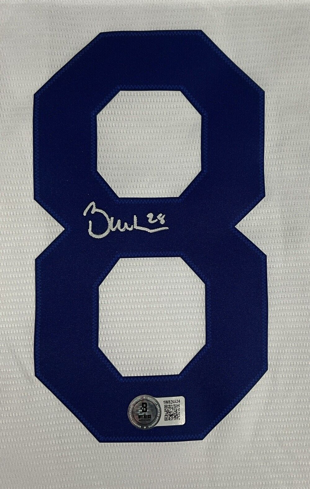 BOBBY MILLER SIGNED DODGERS JERSEY "MILLER TIME MLB DEBUT 1ST WIN " BAS 1W826524