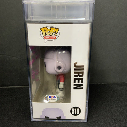 PATRICK SEITZ SIGNED JIREN DRAGON BALL FUNKO POP #516 PSA SLABBED AM00722