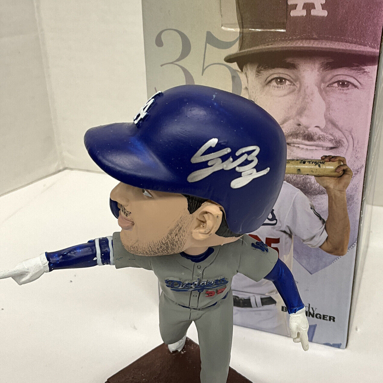 CODY BELLINGER 2020 WS CHAMP SIGNED DODGERS 2022 SGA BOBBLEHEAD