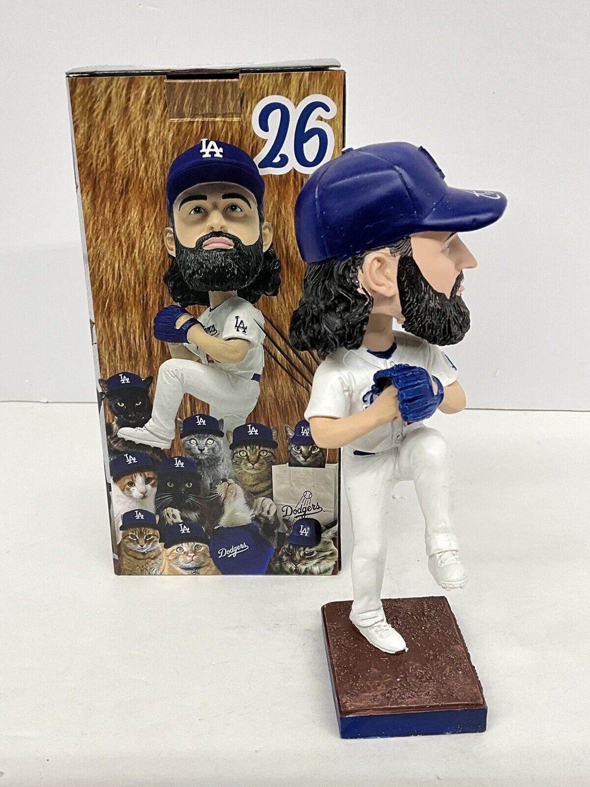 TONY GONSOLIN SIGNED DODGERS SGA BOBBLEHEAD "2020 WS CHAMPS" INSCRIP PSA 2C60243