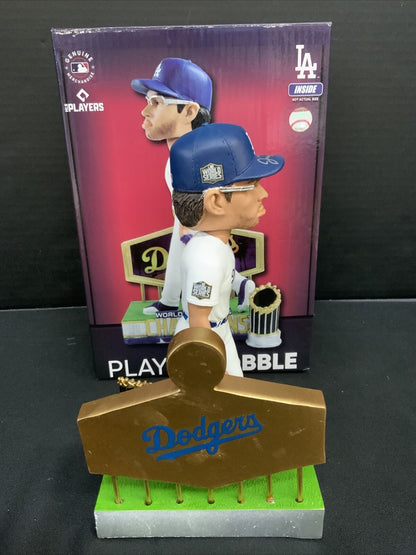 JOE KELLY DODGERS SIGNED POUTY FACE BOBBLEHEAD "NICE SWING BITCH" PSA 9A96004