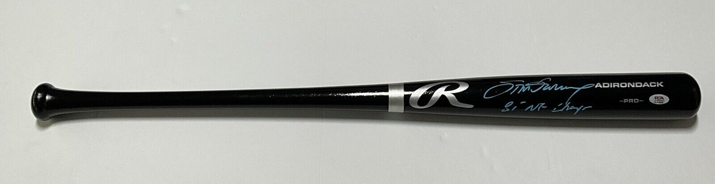 STEVE GARVEY DODGER SIGNED RAWLINGS FULL SIZE BAT "81 WS CHAMPS" INS PSA 3C13609