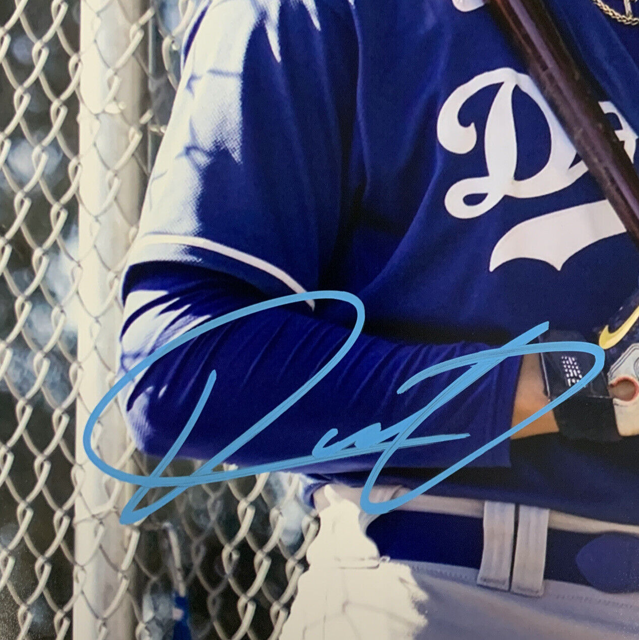 DIEGO CARTAYA DODGERS 2023 #1 PROSPECT SIGNED 16X20 DODGERS PHOTO BAS