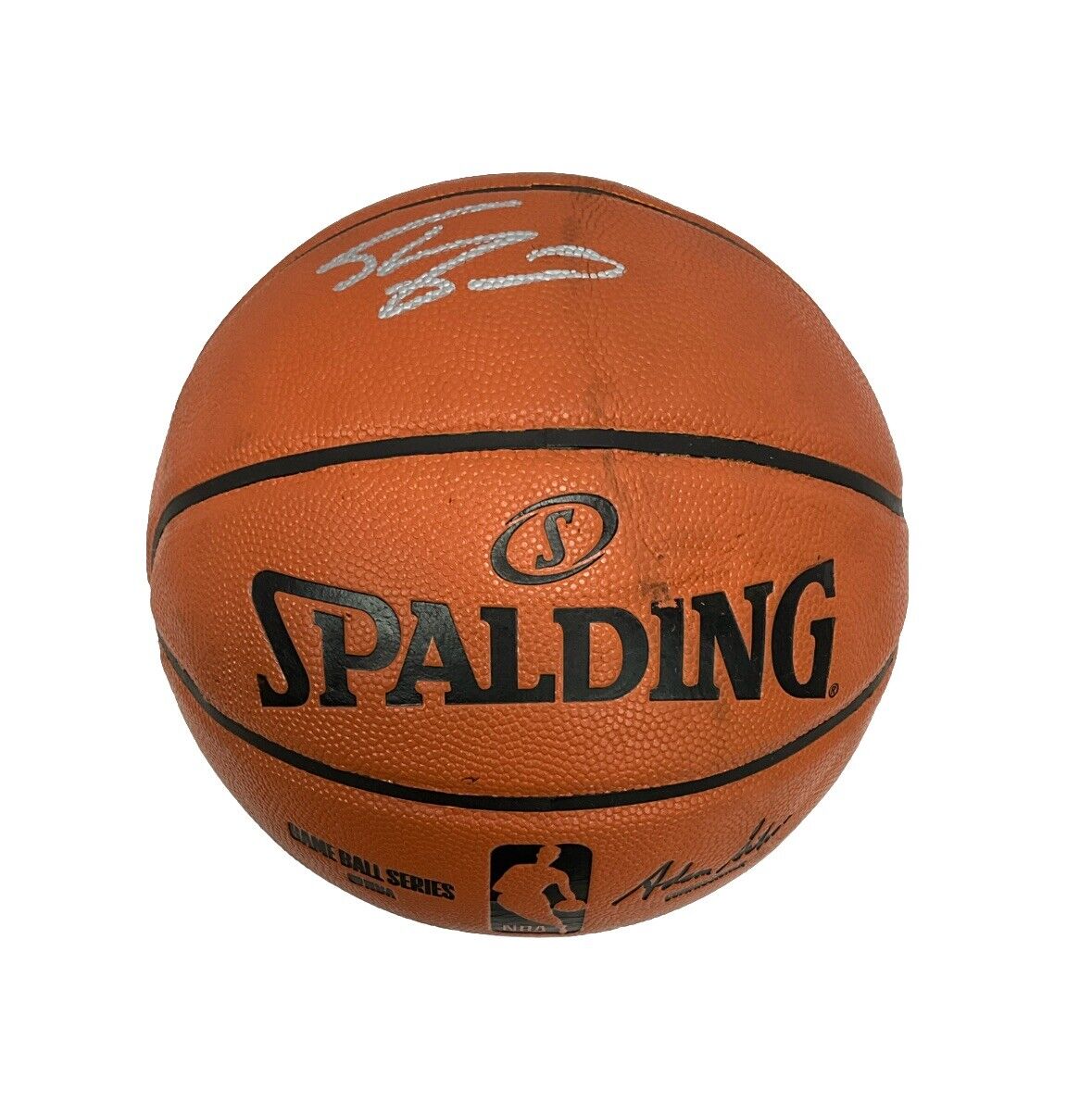 SHAQUILLE O'NEAL LOS ANGELES LAKERS SIGNED SPALDING BASKETBALL BAS 1W489430