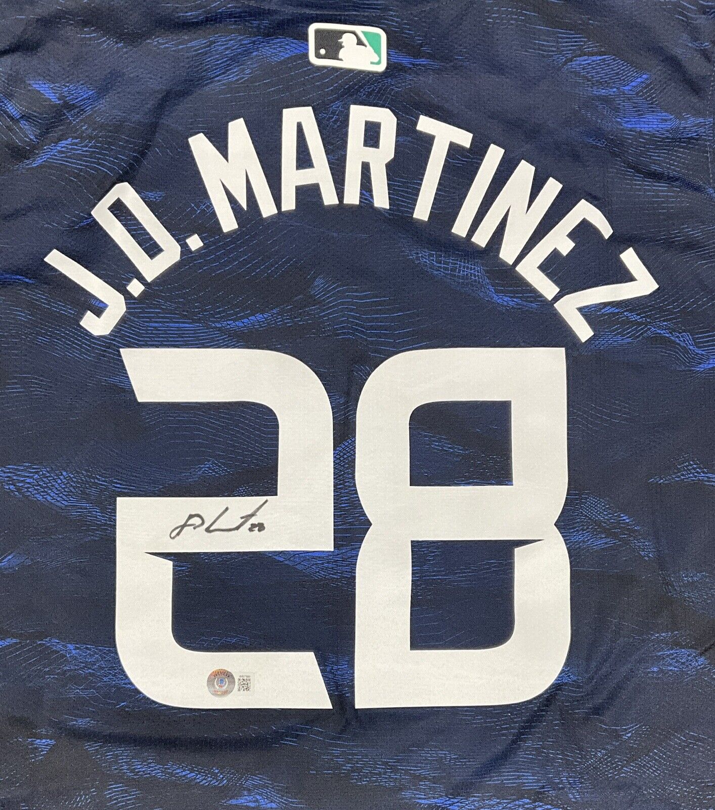 JD MARTINEZ DODGERS RED SOX SIGNED NIKE 2023 ALL STAR GAME JERSEY BAS W807888