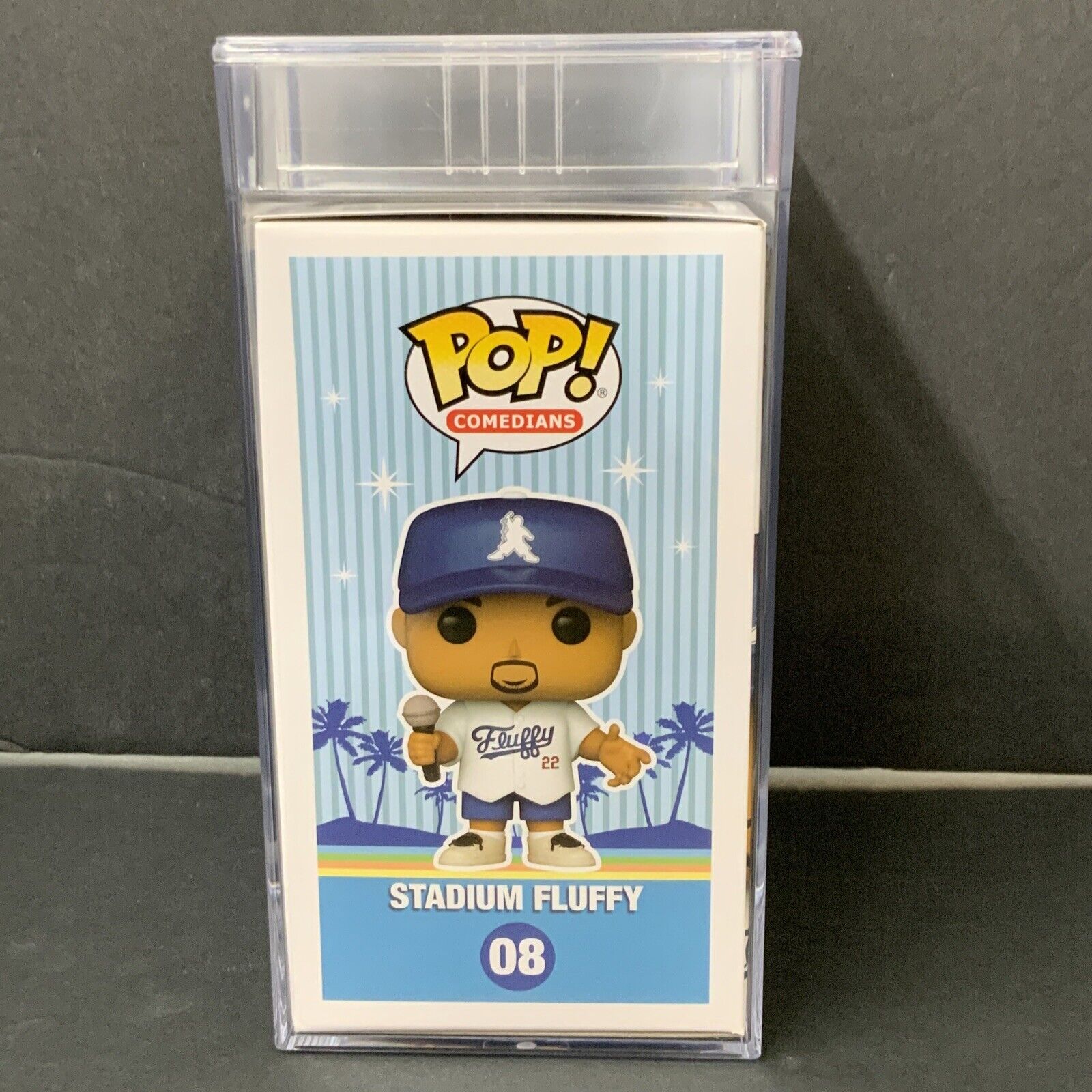 GABRIEL IGLESIAS SIGNED "STADIUM FLUFFY" FUNKO POP 08 PSA ENCAPSULATED AM08193