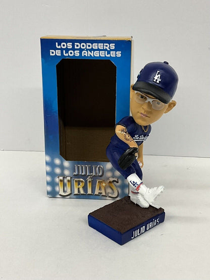 JULIO URIAS SIGNED DODGERS CITY CONNECT 2022 SGA BOBBLEHEAD BECKETT WX95680