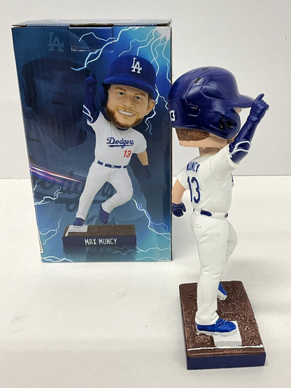 MAX MUNCY SIGNED DODGERS 2023 SGA BOBBLEHEAD "GIANT KILLER" INSCRIPT PSA 2C82065