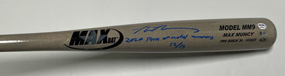 12/13 MAX MUNCY SIGNED GAME MODEL MM9 MAXBAT 2020 piece of metal winner" MLB PSA