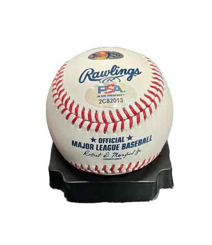 MAX MUNCY DODGERS WS CHAMPION SIGNED MLB BASEBALL "GET IT OUT OF THE OCEAN" PSA