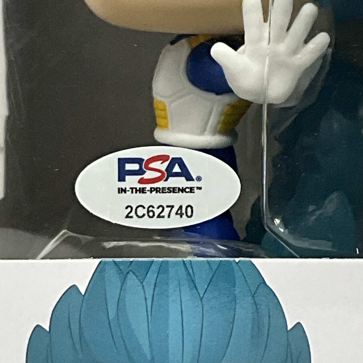 CHRISTOPHER SABAT SIGNED VEGETA POWERING UP FUNKO POP 713 "HAAAAA"  PSA 2C62740