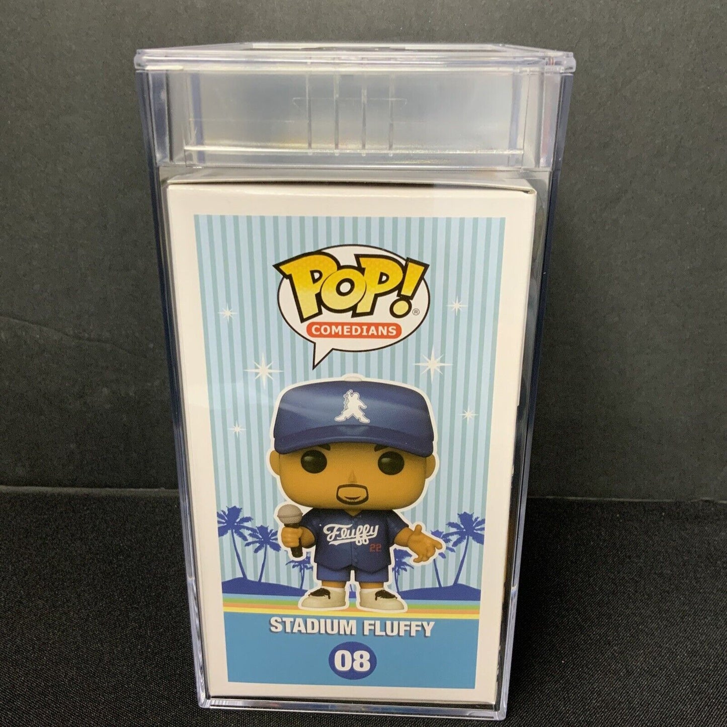 GABRIEL IGLESIAS SIGNED "STADIUM FLUFFY" FUNKO POP 08 PSA GEM MT 10 AUTO AM08183