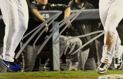 MAX MUNCY DODGERS SIGNED 2018 WORLD SERIES GAME 3 WALK-OFF HR 11X14 PHOTO PSA