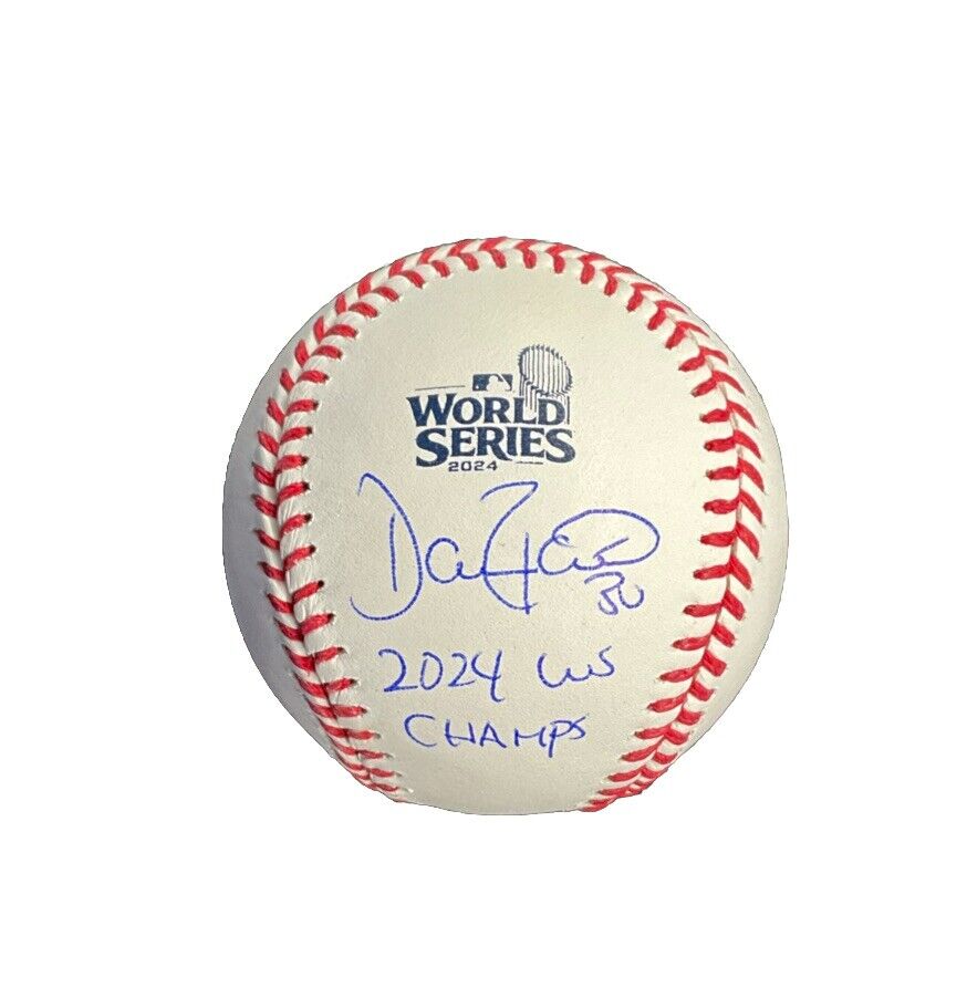 DAVE ROBERTS SIGNED 2024 WORLD SERIES BASEBALL "2024 WS CHAMPS"  PSA