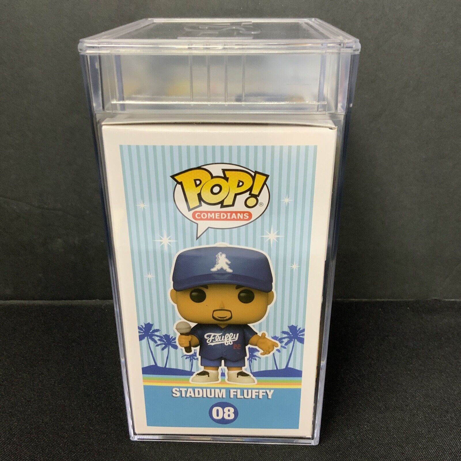 GABRIEL IGLESIAS SIGNED "STADIUM FLUFFY" FUNKO POP 08 PSA GEM MT 10 AUTO AM08181