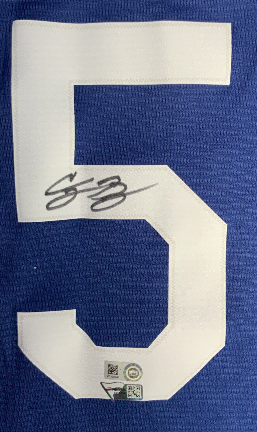 CODY BELLINGER DODGERS 2020 CHAMP SIGNED CITY CONNECT BLUE JERSEY MLB VT102646