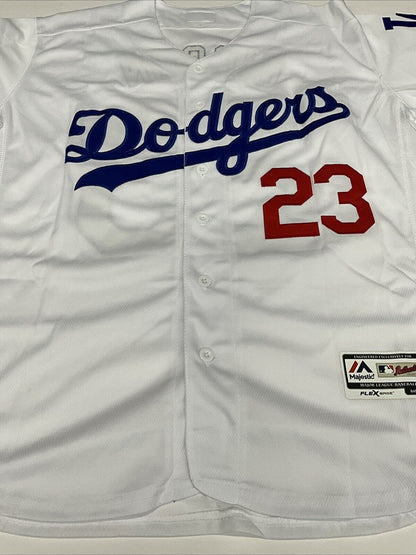 KIRK GIBSON SIGNED DODGERS 88 WORLD SERIES JERSEY "88 WS CHAMPS! INS PSA 2C69611