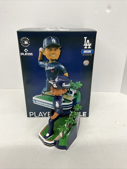 BRUSDAR GRATEROL SIGNED DODGERS FOCO CITY CONNECT BOBBLEHEAD BAZOOKA PSA 3C24585