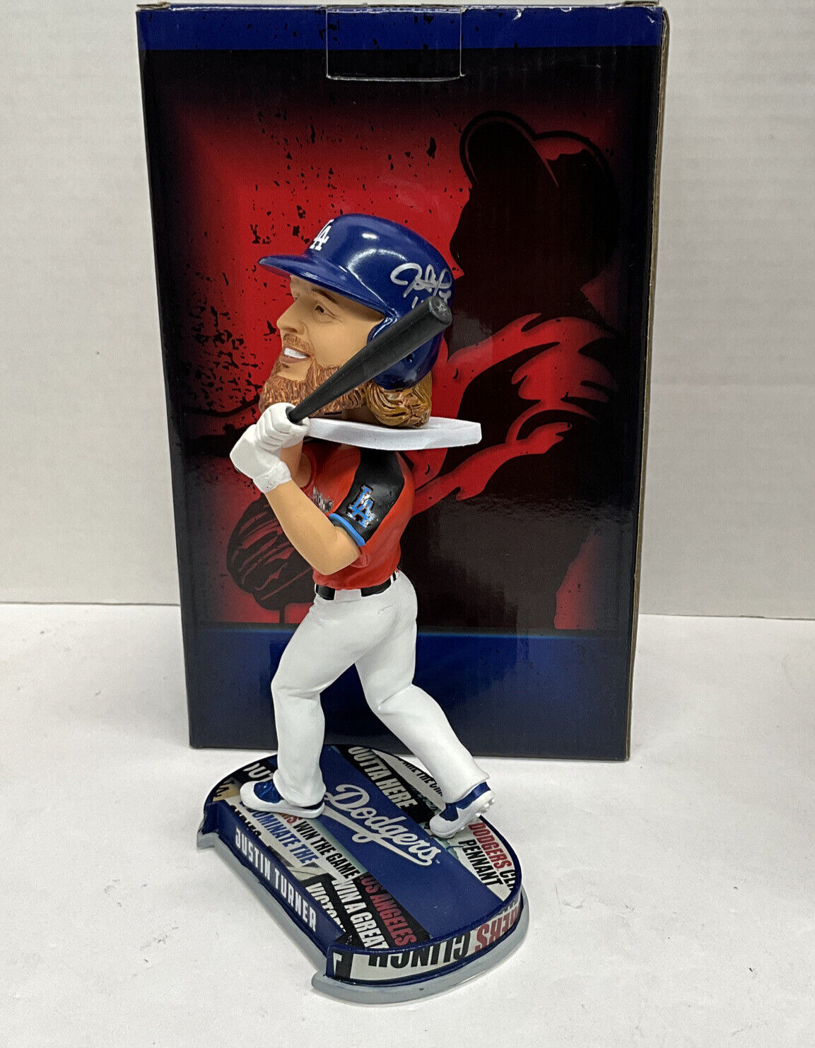 DODGERS SIGNED 2017 ALL STAR FOCO BOBBLEHEAD SET KERSHAW, BELLINGER, SEAGER COA