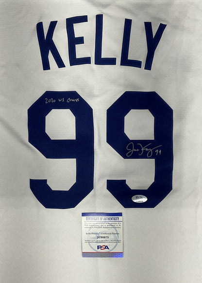 JOE KELLY SIGNED DODGERS NIKE JERSEY "2020 WS CHAMPS" INSCRIPTION PSA 2C88975