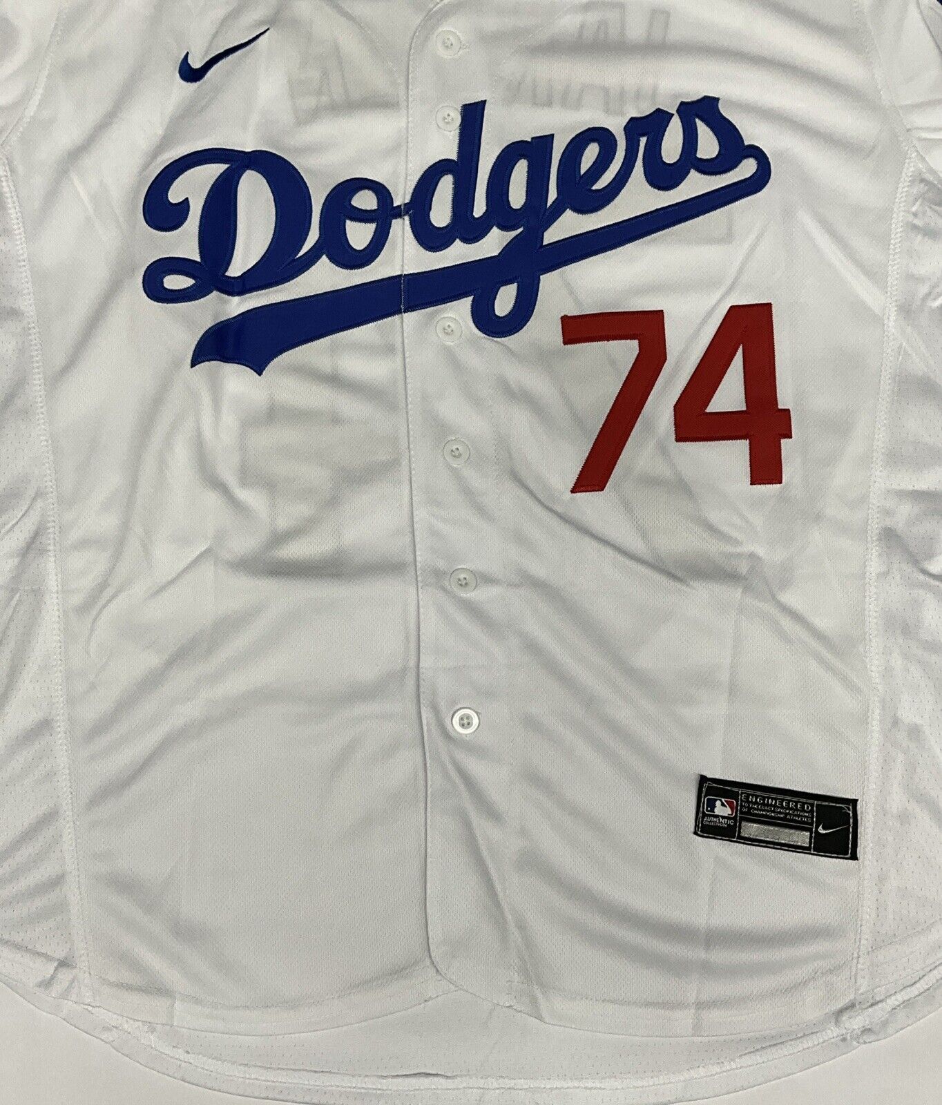 KENLEY JANSEN DODGERS SIGNED 2020 WORLD SERIES JERSEY 2020 WS CHAMP" PSA 9A48388