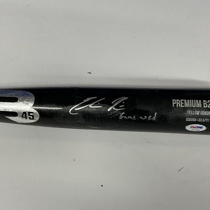 EDWIN RIOS DODGERS 2020 WS CHAMPION SIGNED BIRCH 45 GAME USED BAT PSA RG15864