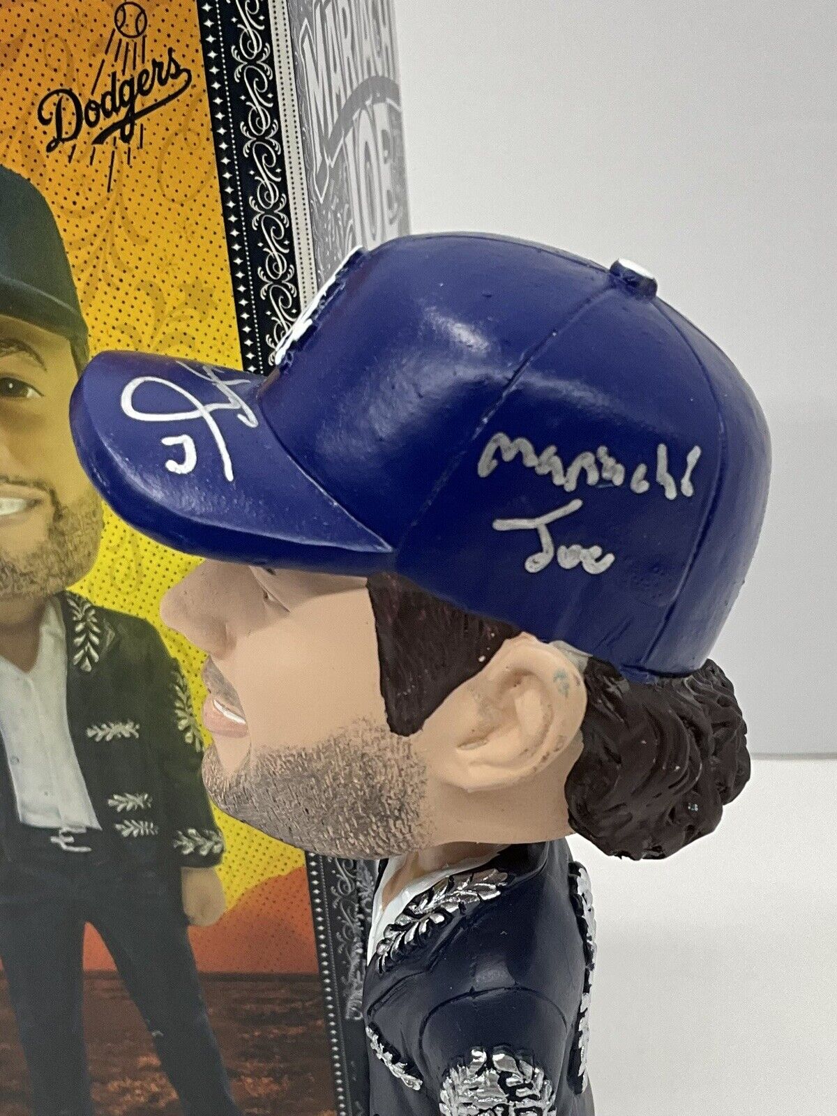 JOE KELLY SIGNED DODGERS 2023 SGA BOBBLEHEAD "MARIACHI JOE" INSCRIP PSA 2C74712