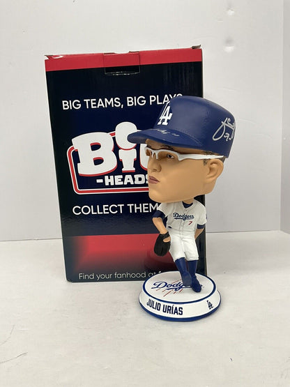 JULIO URIAS SIGNED DODGERS FOCO BIGHEAD BOBBLEHEAD /222 "EL CULICHI" BAS AC09687